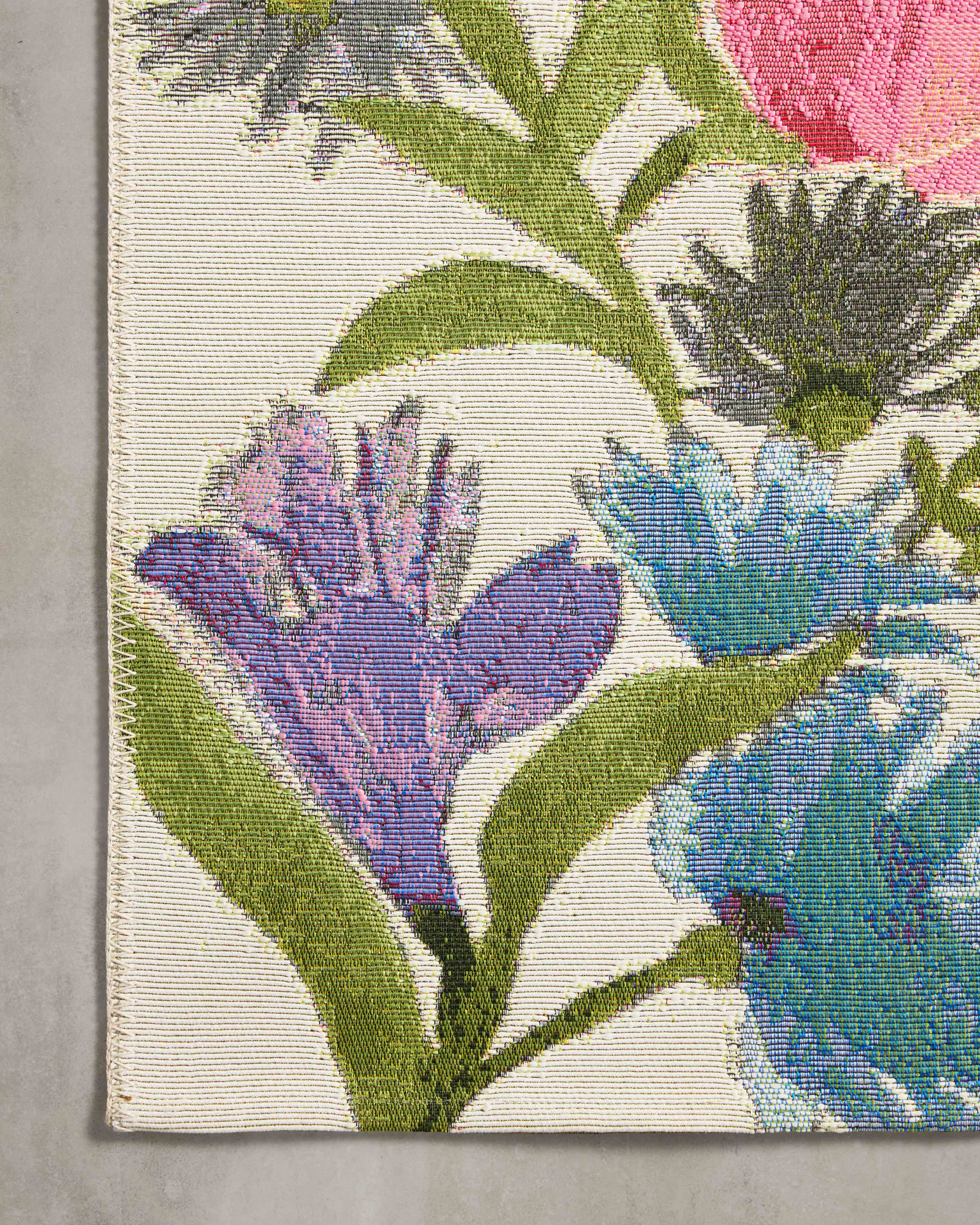 Loloi Botanical Ivory / Multi Rug RUGS - synthetic Loloi