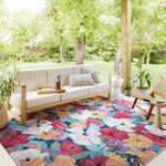Loloi Botanical Navy / Multi Rug RUGS - synthetic Loloi