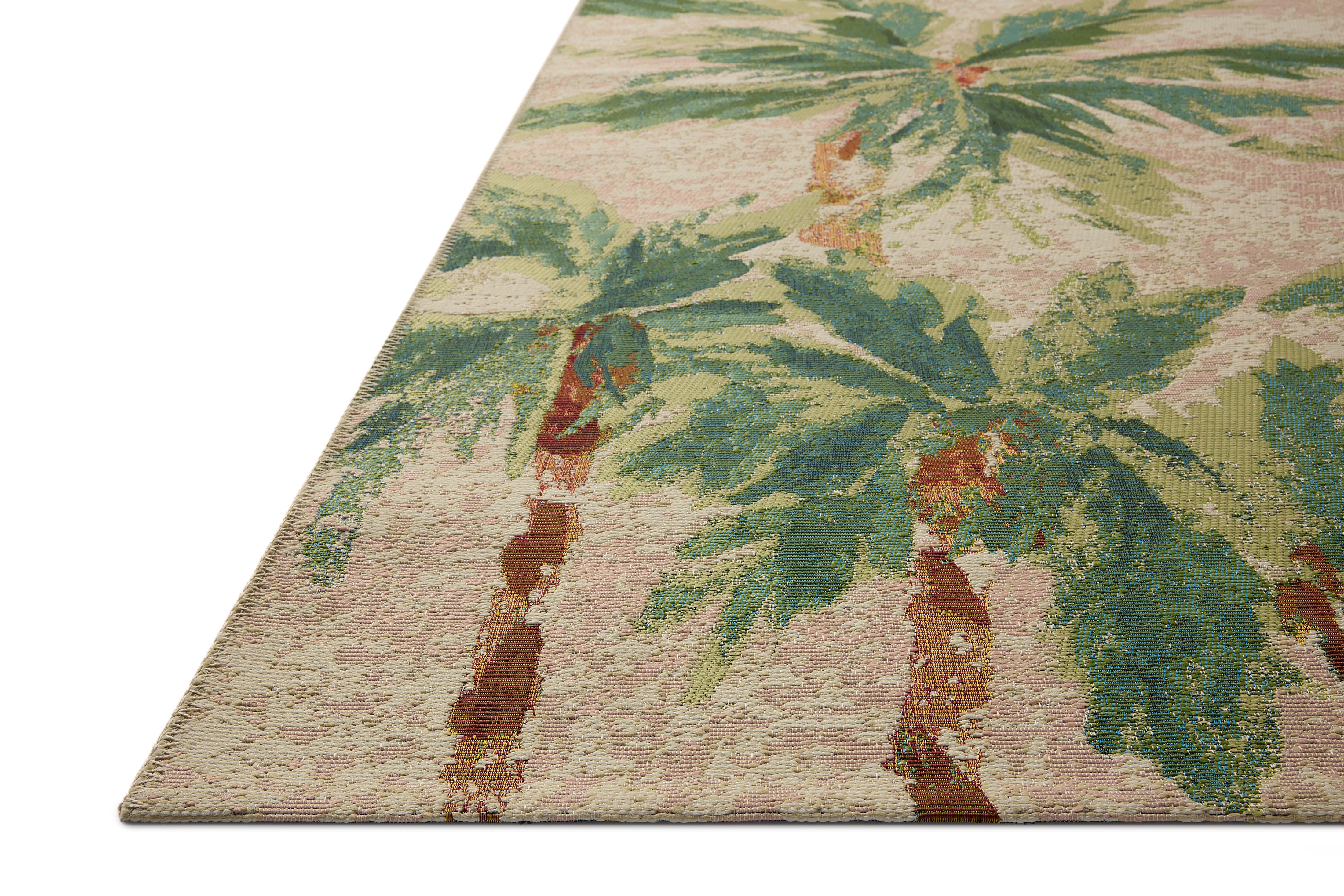Loloi Botanical Clay / Green Rug RUGS - synthetic Loloi