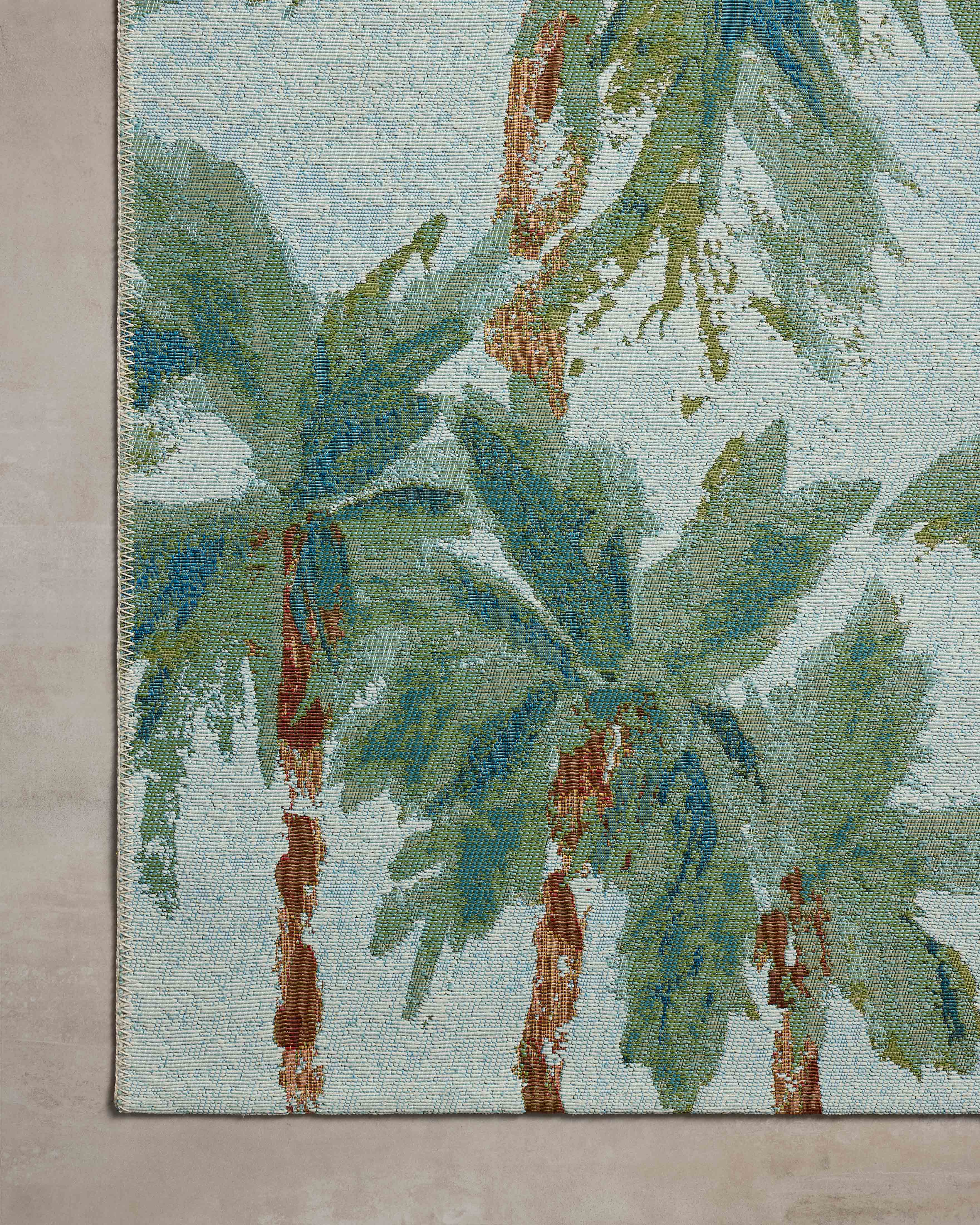 Loloi Botanical Sky / Green Rug RUGS - synthetic Loloi