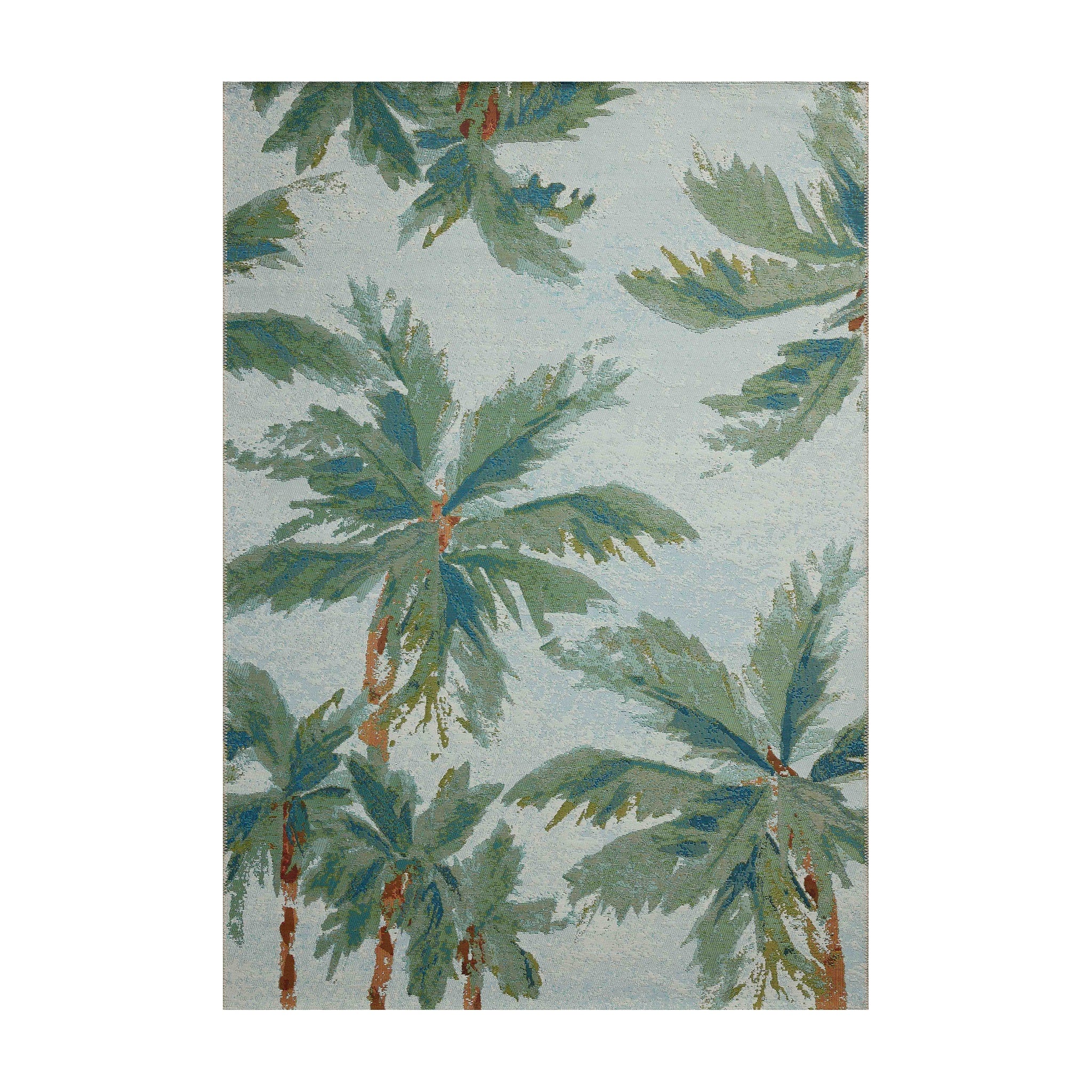 Loloi Botanical Sky / Green Rug RUGS - synthetic Loloi 2'5" x 7'8"