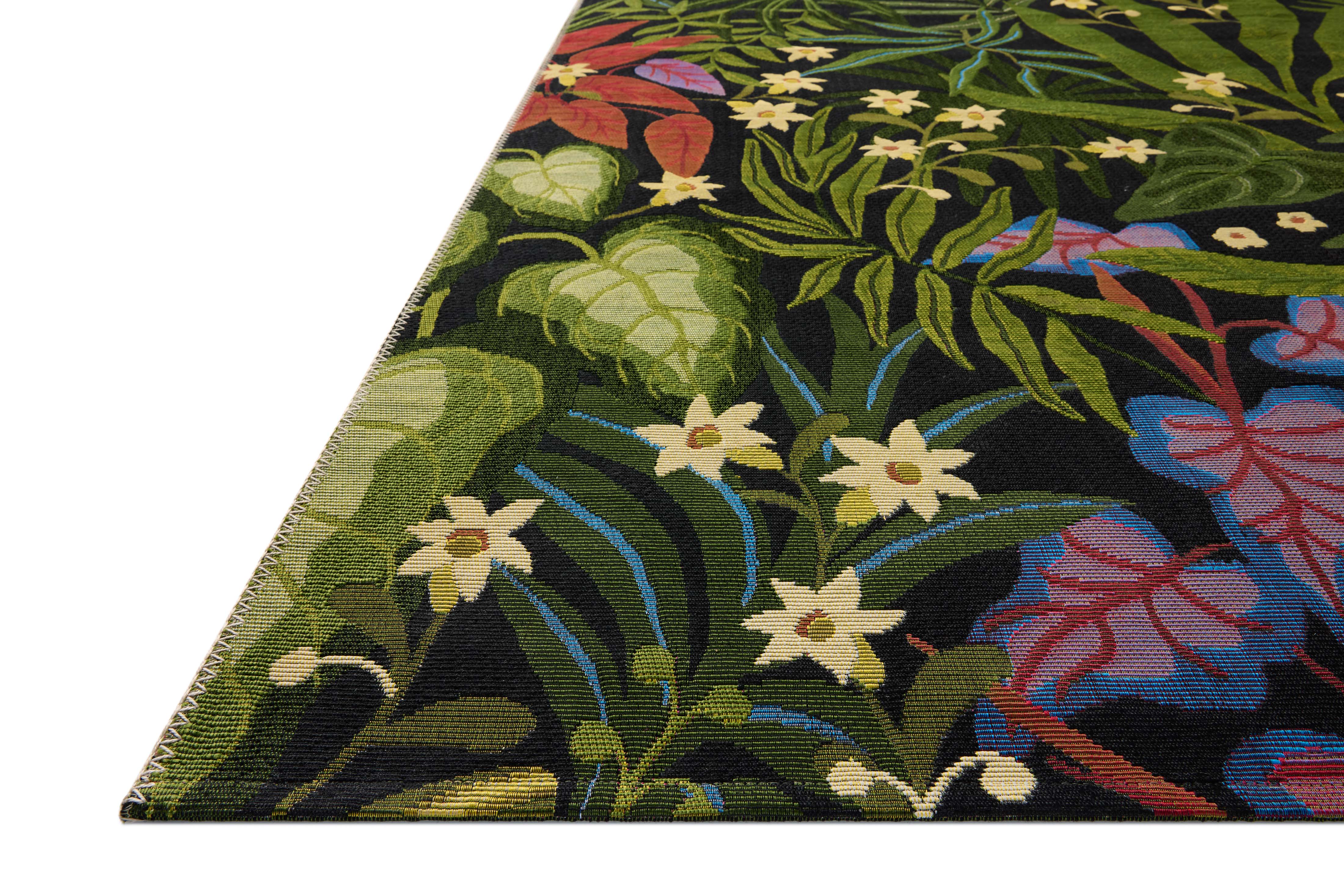 Loloi Botanical Onyx / Multi Indoor/Outdoor Rug RUGS - synthetic Loloi