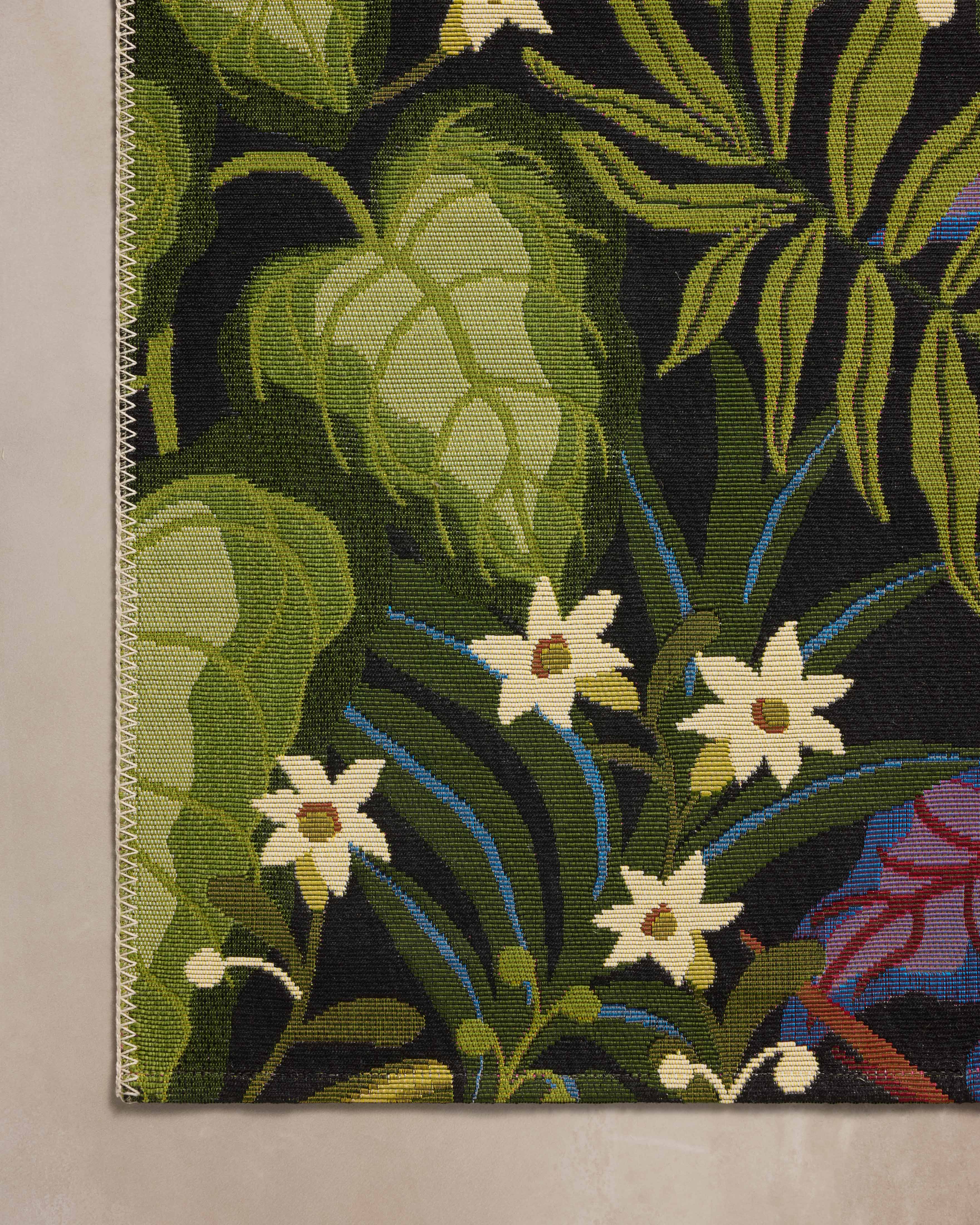 Loloi Botanical Onyx / Multi Sample Indoor/Outdoor Rug RUGS - synthetic Loloi
