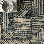 Loloi Bowery Midnight / Taupe Rug Loloi