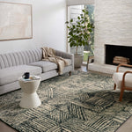 Loloi Bowery Midnight / Taupe Rug Loloi
