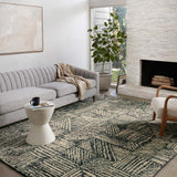 Loloi Bowery Midnight / Taupe Rug Loloi