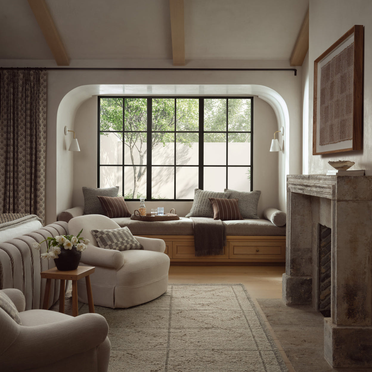 Amber Lewis x Loloi Bowie Fog / Grey Rug RUGS - wool Loloi