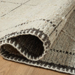 Amber Lewis x Loloi Bowie Ivory / Mocha Rug RUGS - wool Loloi