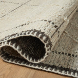 Amber Lewis x Loloi Bowie Ivory / Mocha Rug RUGS - wool Loloi