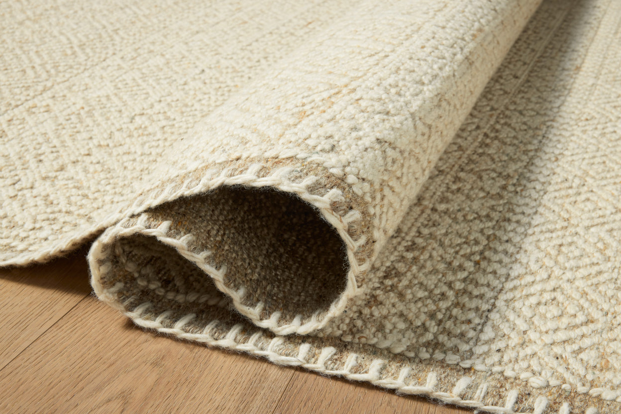Amber Lewis x Loloi Bowie Pebble / Clay Rug RUGS - wool Loloi