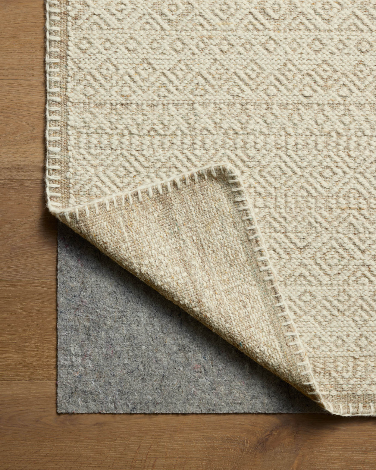 Amber Lewis x Loloi Bowie Pebble / Clay Rug RUGS - wool Loloi