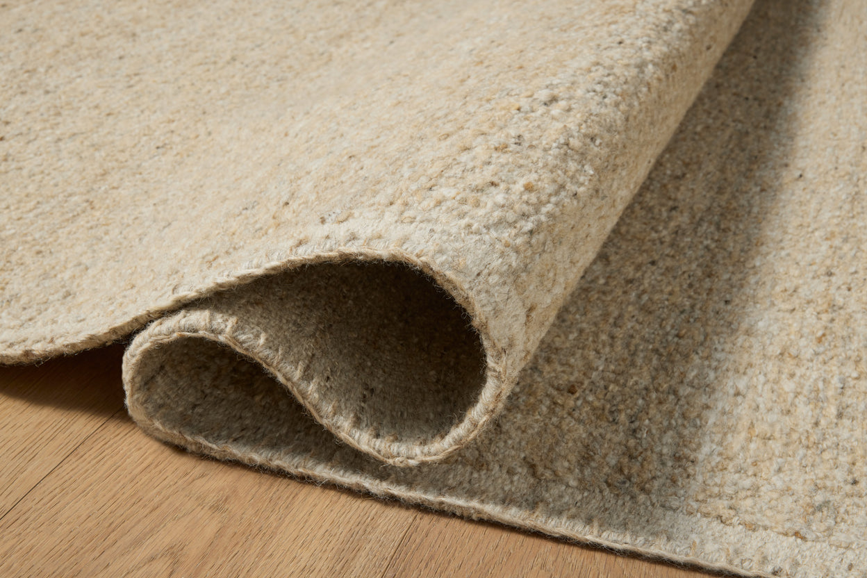 Amber Lewis x Loloi Bowie Natural / Oatmeal Rug RUGS - wool Loloi