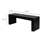 Lazarus Outdoor Bench FURNITURE - outdoor bench Moe's Furniture