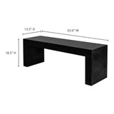 Lazarus Outdoor Bench FURNITURE - outdoor bench Moe's Furniture