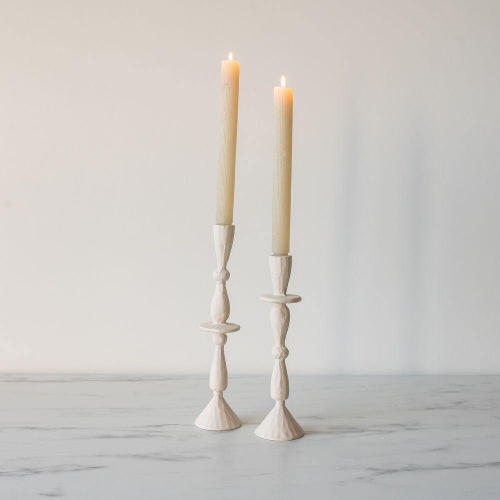 Matte Finish Taper Candle Holder - Rug & Weave