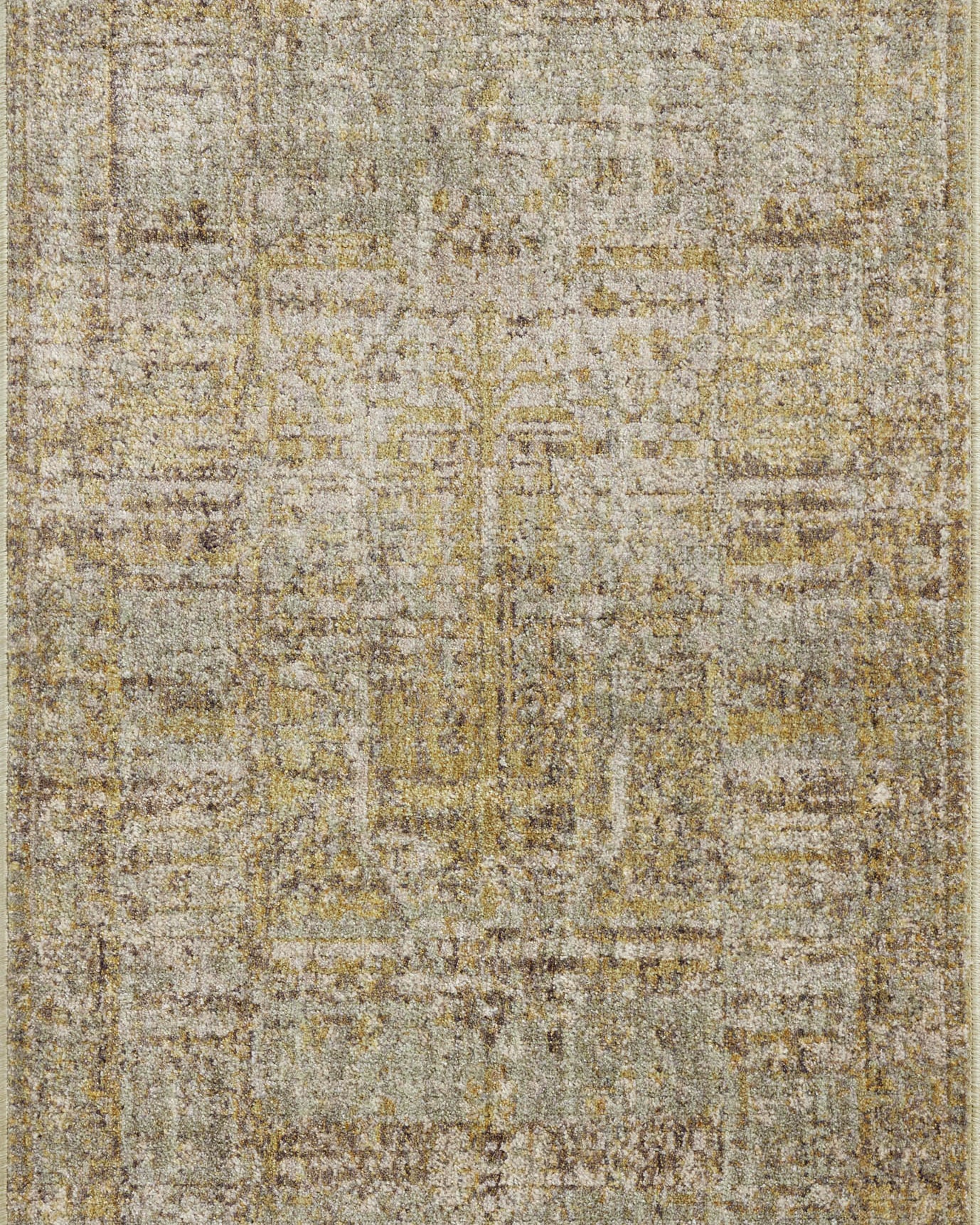 Jean Stoffer x Loloi Bradbury Dove / Gold Rug 0-patterned rugs Loloi