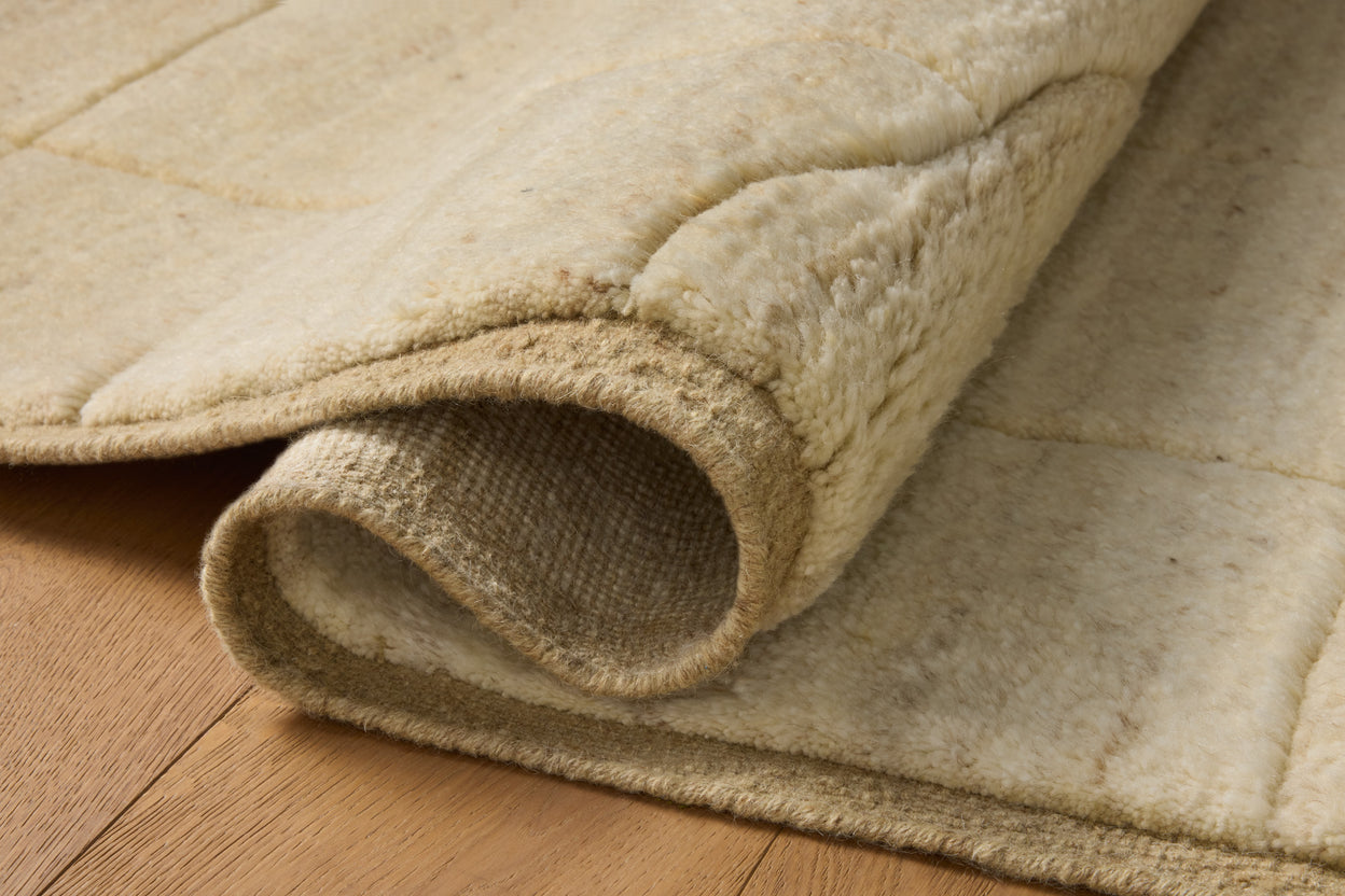 Leanne Ford x Loloi Bracken Natural / Ivory Rug RUGS - wool Loloi