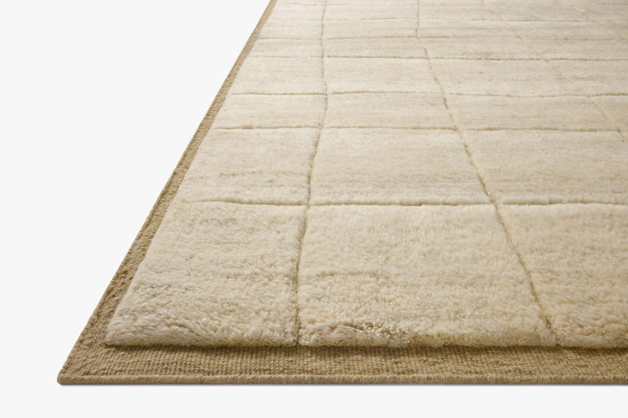 Leanne Ford x Loloi Bracken Natural / Ivory Rug RUGS - wool Loloi