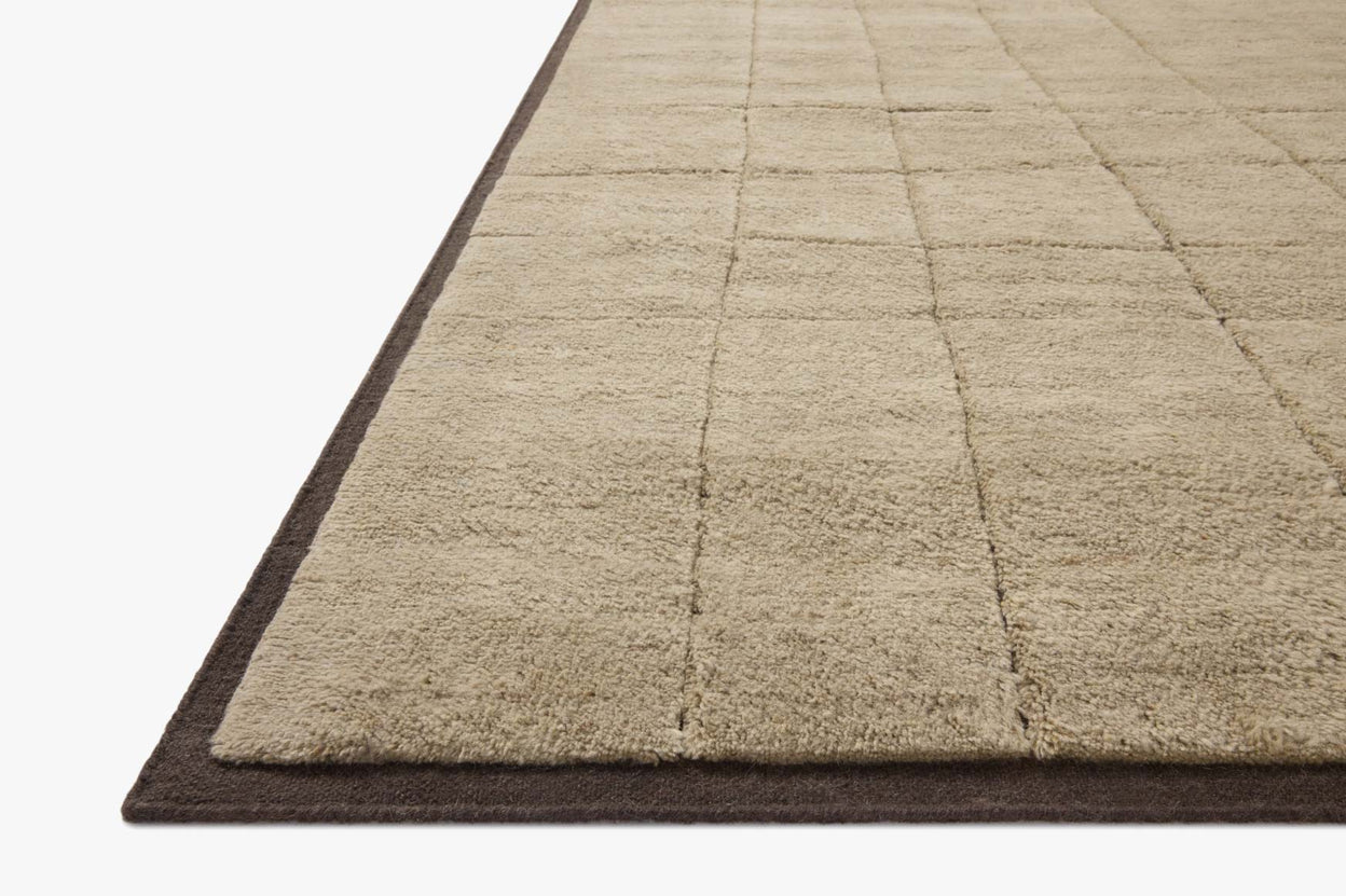 Leanne Ford x Loloi Bracken Espresso / Pebble Rug RUGS - wool Loloi