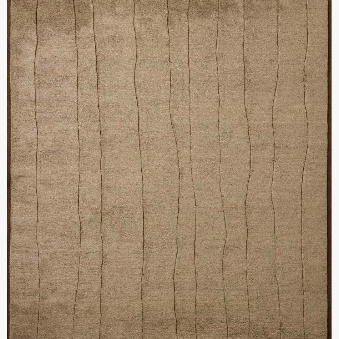 Leanne Ford x Loloi Bracken Bark / Taupe Rug RUGS - wool Loloi