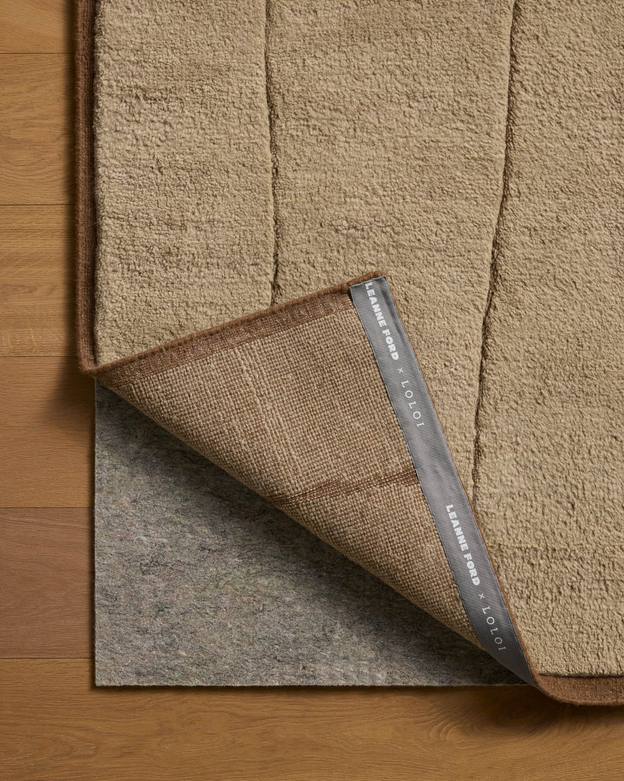 Leanne Ford x Loloi Bracken Bark / Taupe Rug RUGS - wool Loloi