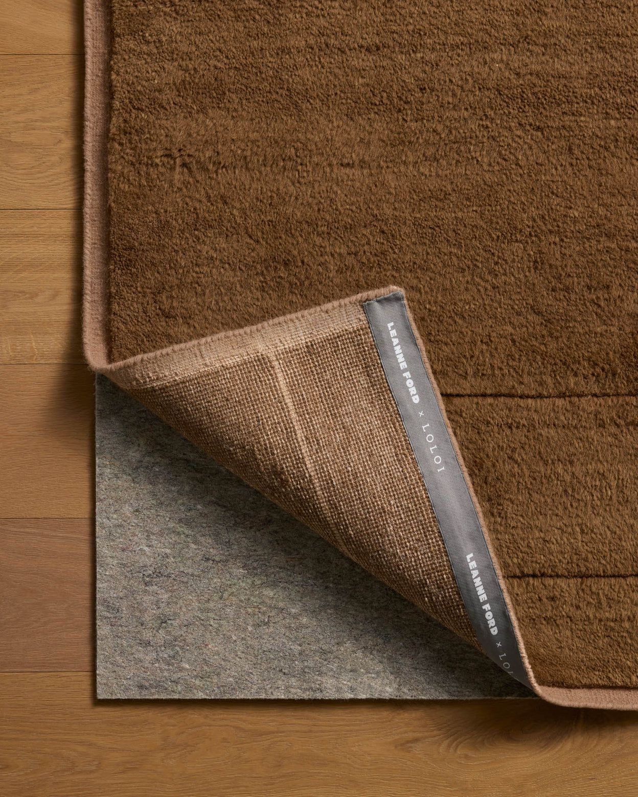 Leanne Ford x Loloi Bracken Rose / Mocha Rug RUGS - wool Loloi
