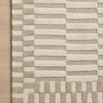 Chris Loves Julia x Loloi Bradley Ivory / Beige Rug 0-RUGS-wool Loloi