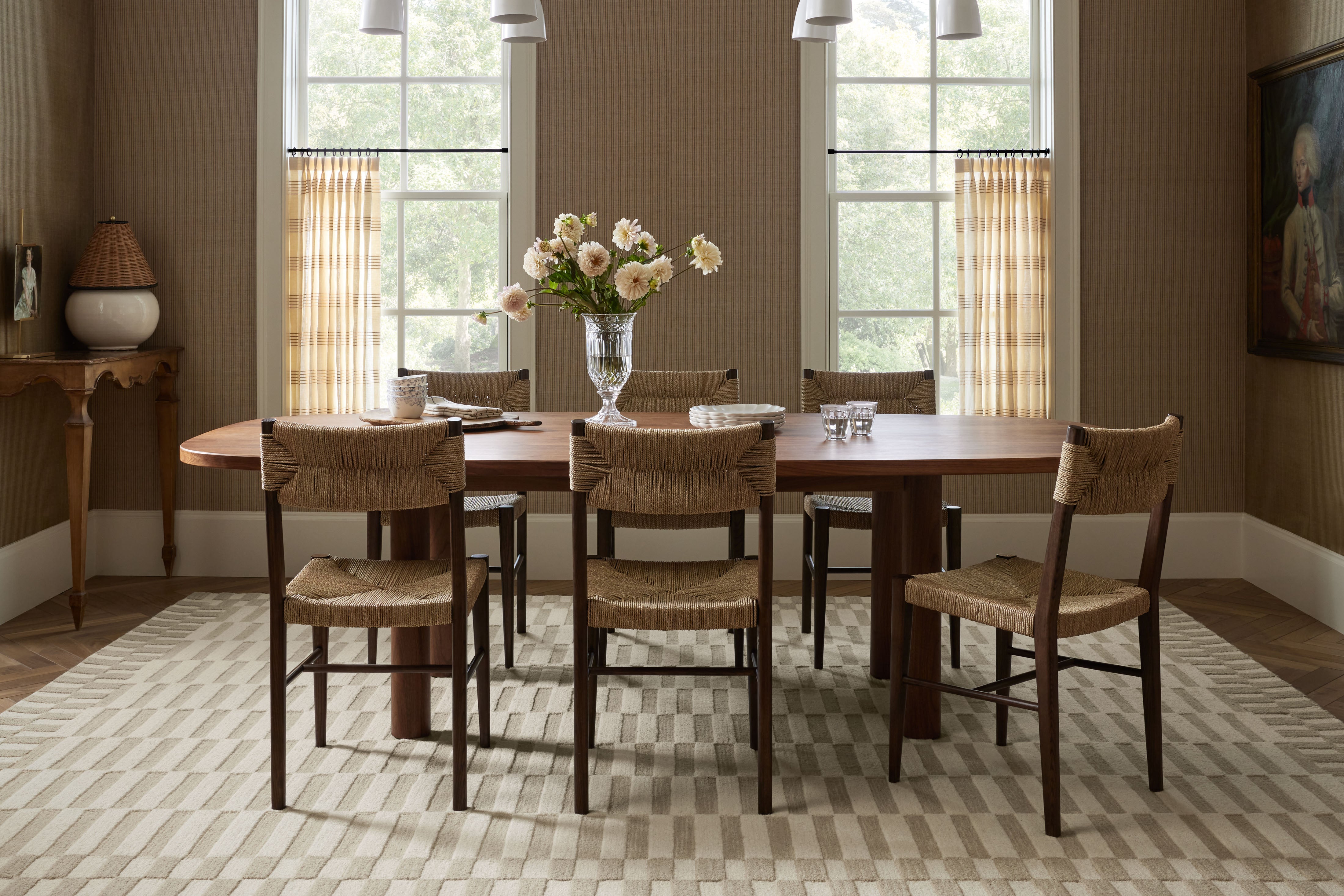 Chris Loves Julia x Loloi Bradley Ivory / Beige Rug 0-RUGS-wool Loloi