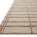 Chris Loves Julia x Loloi Bradley Rose / Blush Rug 0-RUGS-wool Loloi