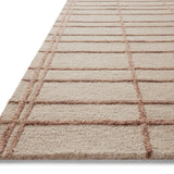 Chris Loves Julia x Loloi Bradley Rose / Blush Rug 0-RUGS-wool Loloi