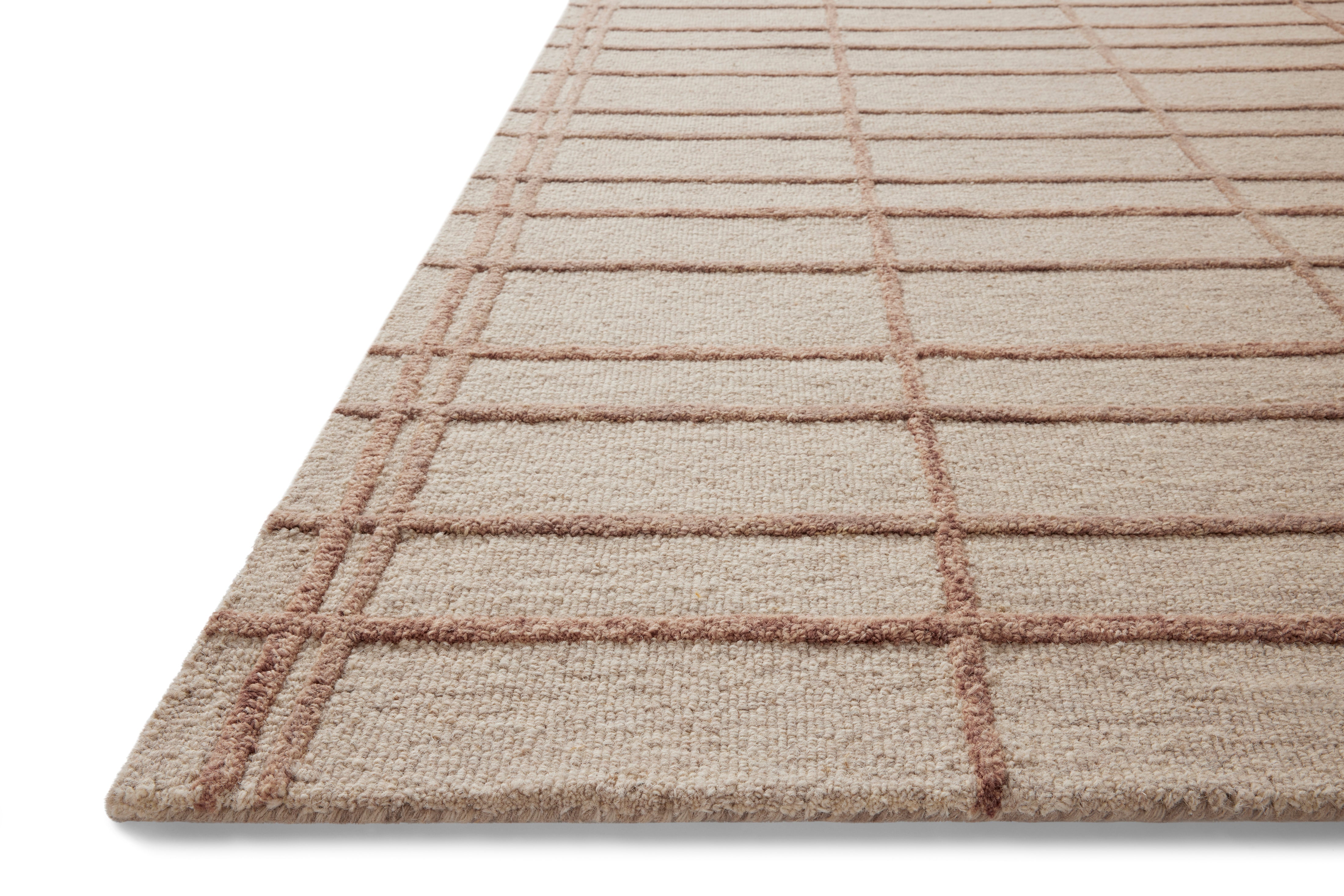 Chris Loves Julia x Loloi Bradley Rose / Blush Rug 0-RUGS-wool Loloi