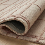 Chris Loves Julia x Loloi Bradley Rose / Blush Rug 0-RUGS-wool Loloi