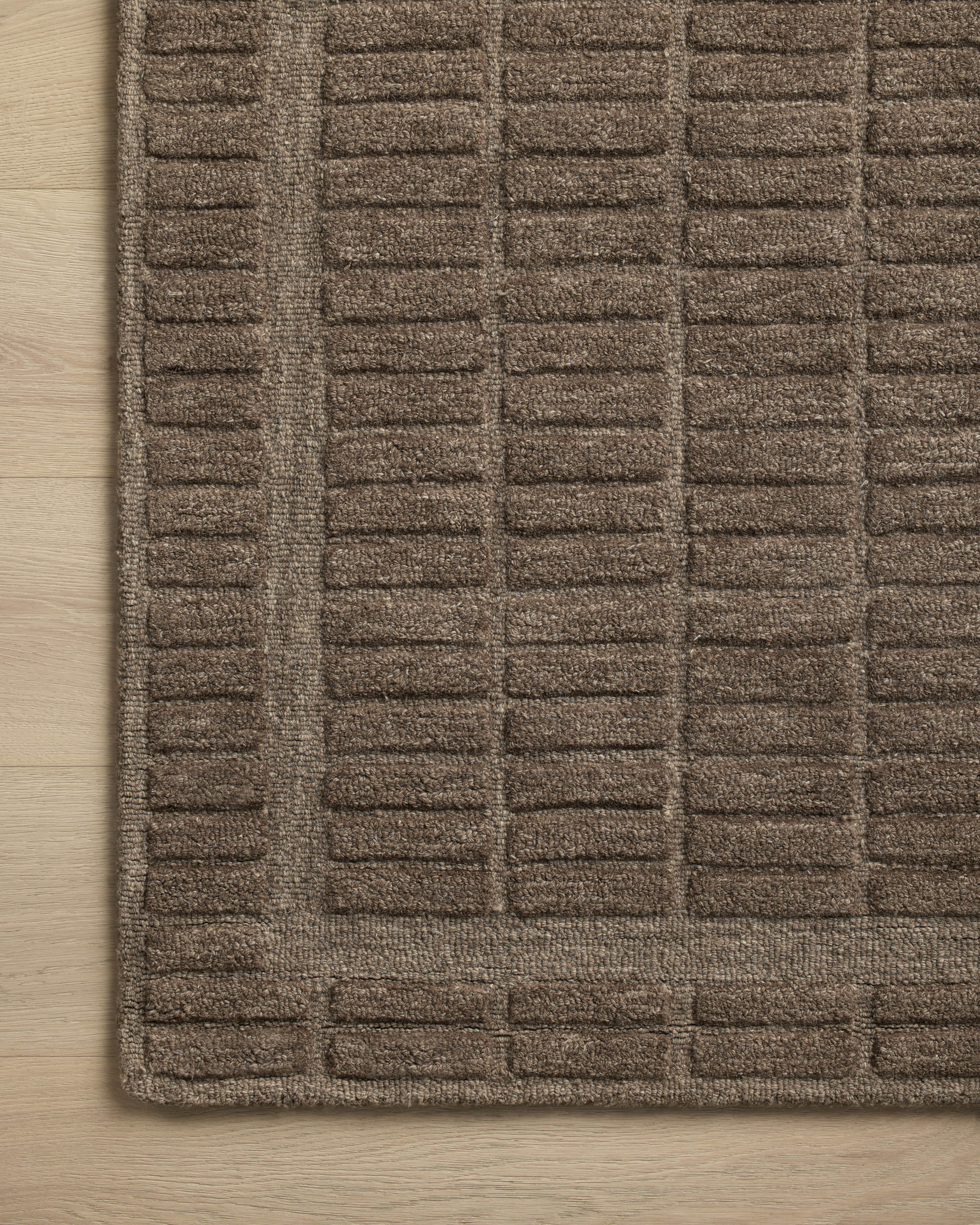 Chris Loves Julia x Loloi Bradley Cocoa / Cocoa Rug RUGS - wool Loloi
