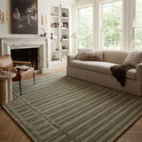 Chris Loves Julia x Loloi Bradley Sage / Olive Rug 0-RUGS-wool Loloi