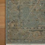 Loloi Briar Aqua / Olive Rug RUGS - synthetic Loloi