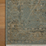 Loloi Briar Aqua / Olive Rug RUGS - synthetic Loloi