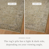 Loloi Briar Olive / Stone Rug RUGS - synthetic Loloi