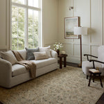 Loloi Briar Silver / Moss Rug RUGS - synthetic Loloi