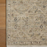 Loloi Briar Silver / Moss Rug RUGS - synthetic Loloi