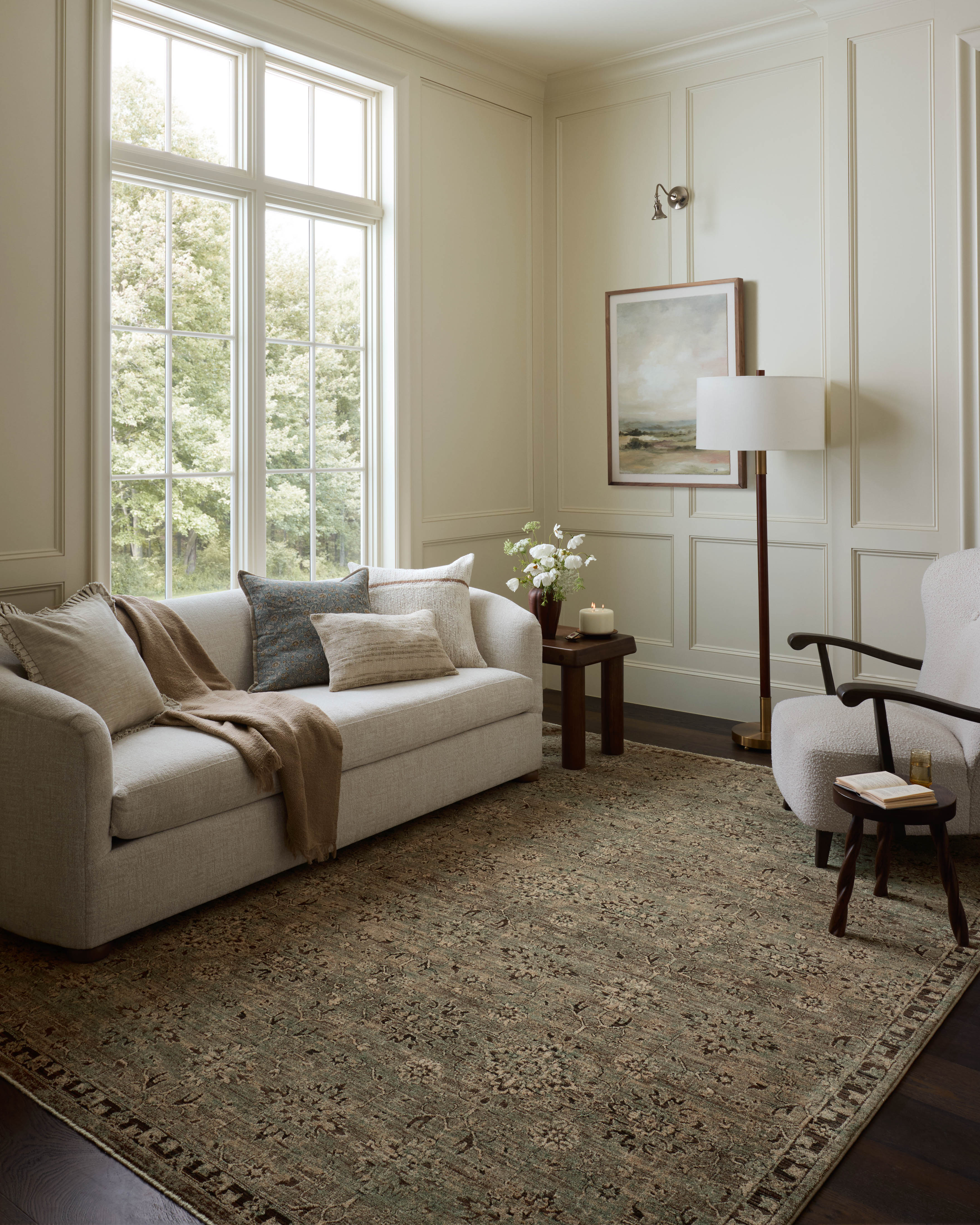 Loloi Briar Mist / Granite Rug RUGS - synthetic Loloi