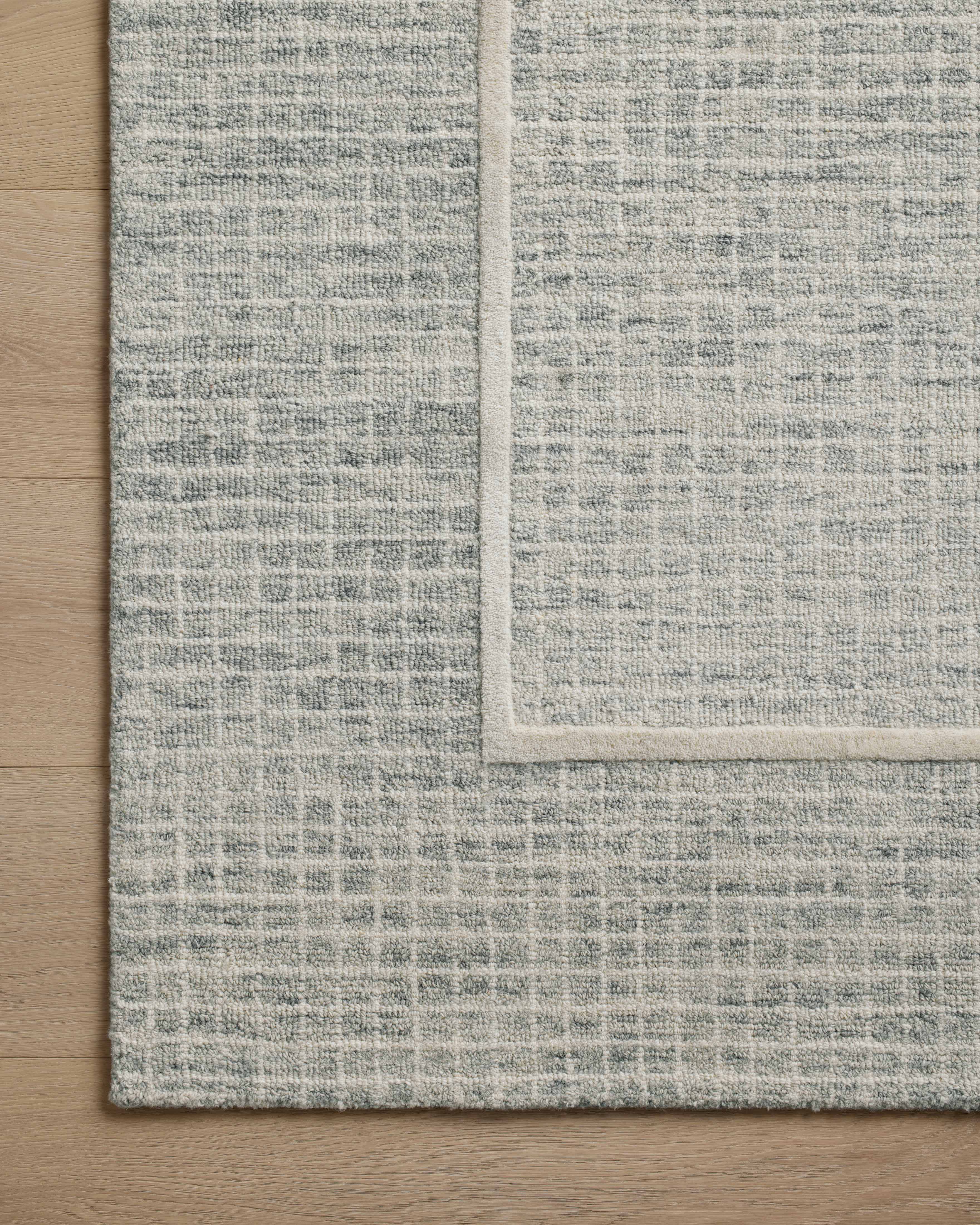Chris Loves Julia x Loloi Briggs Mist / Ivory Rug 0-RUGS-wool Loloi