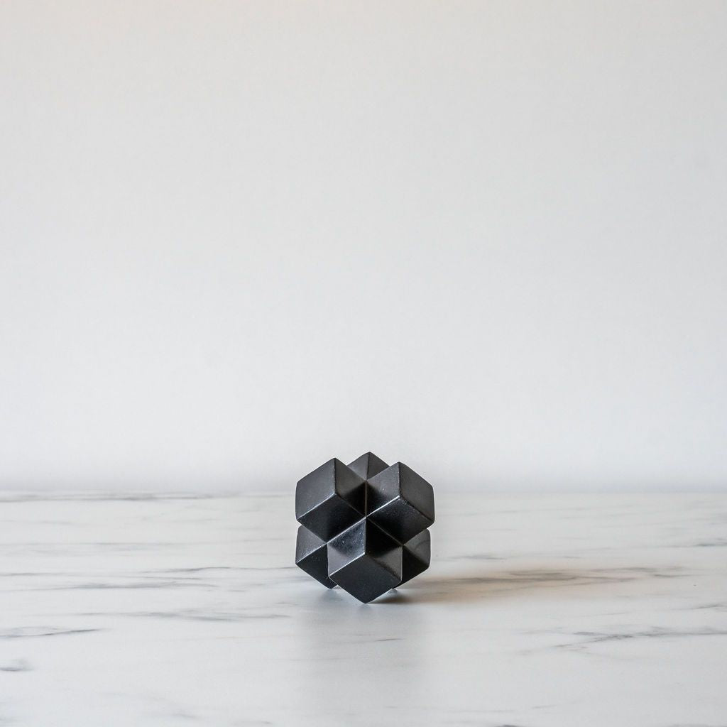 Black Marble Object - Rug & Weave