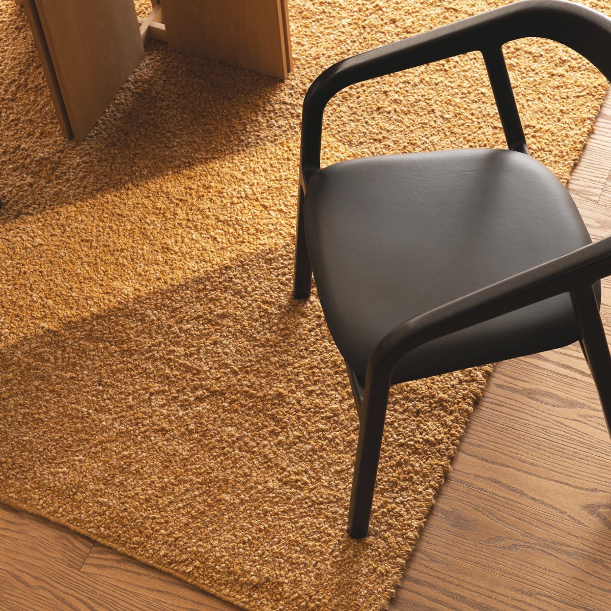 Gold Boucle Rug 0-RUGS-patterned Mark Krebs