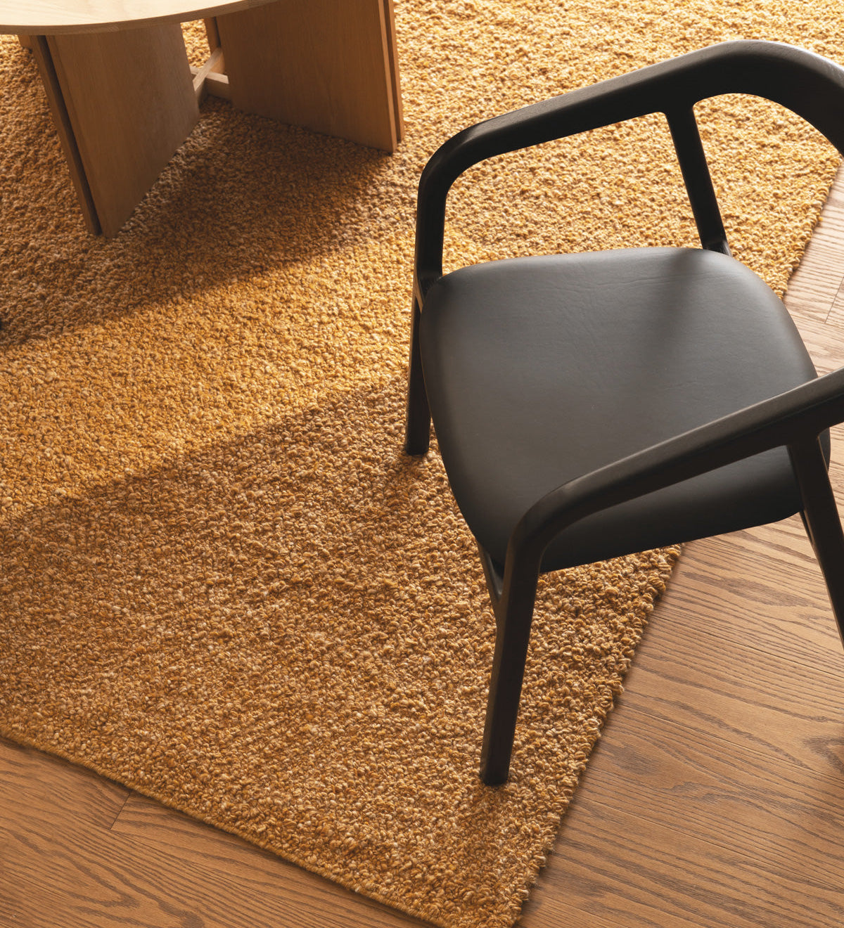 Gold Boucle Rug 0-RUGS-patterned Mark Krebs