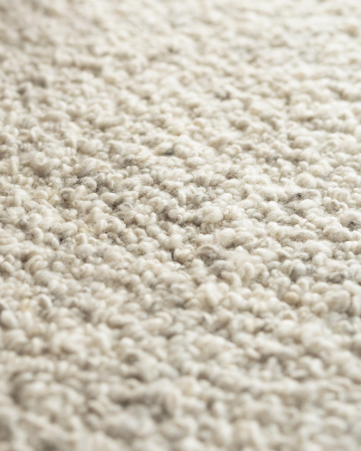 Cream Boucle Rug 0-RUGS-patterned Mark Krebs