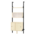 Gus* Branch-1 Multi Storage Unit FURNITURE - cabinets Gus Black Upright/Black Bracket/Blonde Wood
