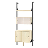 Gus* Branch-1 Multi Storage Unit FURNITURE - cabinets Gus Black Upright/Black Bracket/Blonde Wood