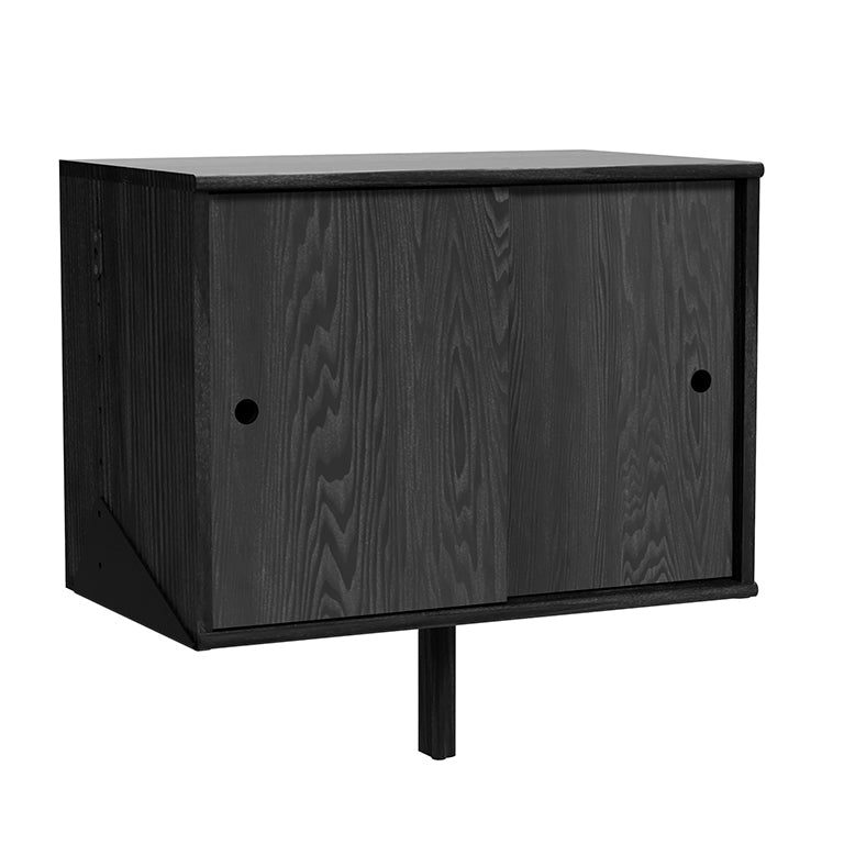 Gus* Branch Large Cabinet FURNITURE - cabinets Gus Black Ash/ Black Bracket