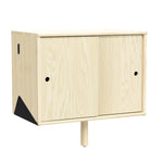 Gus* Branch Large Cabinet FURNITURE - cabinets Gus Blonde Ash/ Black Bracket