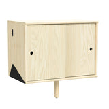 Gus* Branch Large Cabinet FURNITURE - cabinets Gus Blonde Ash/ Black Bracket